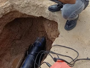 管道维修现场